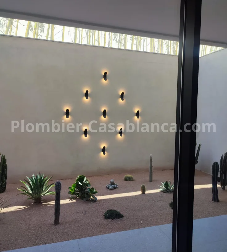 Eclairage exterieur Casablanca